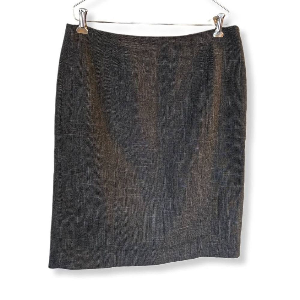 Kasper business separate suit skirt gray women's size 10 pencil straight skirt
